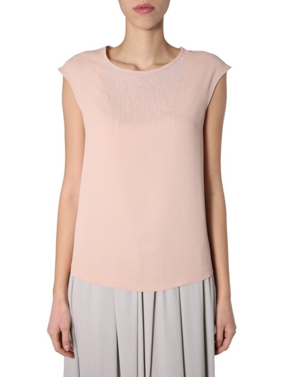  파비아나 필리피 민소매 티셔츠 TPD270W713 V4244019 Neutrals