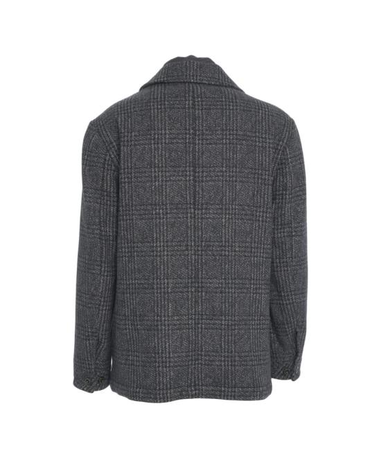 25FW 페트레이 인번 체크 체크 원단 탈부착 베스트 블레이저 PEU5597 01152017 Grey - PEUTEREY