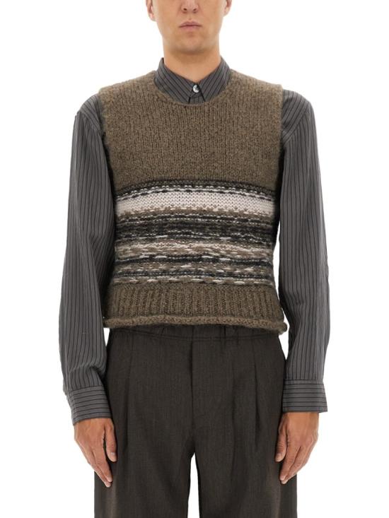  아워레가시 페럴렐 브이넥 M4253PB BLURFAIRISLE Grey