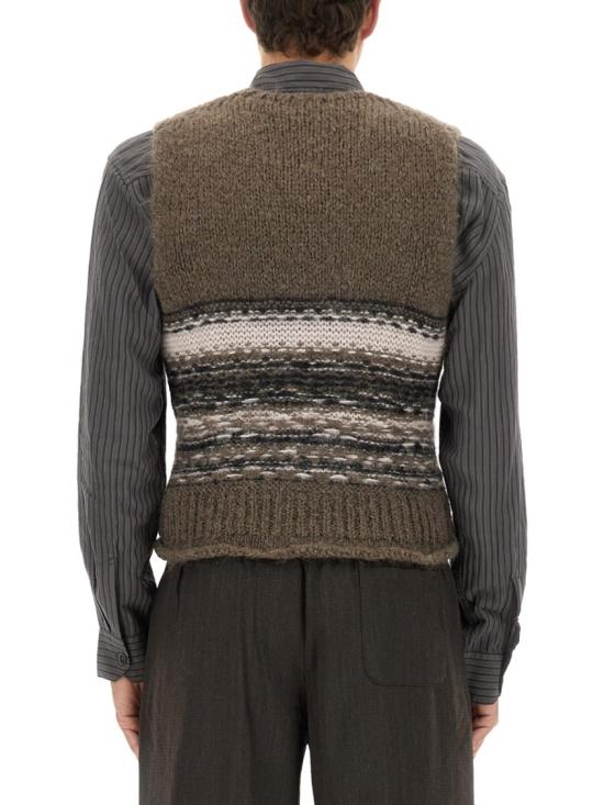  아워레가시 페럴렐 브이넥 M4253PB BLURFAIRISLE Grey - OUR LEGACY