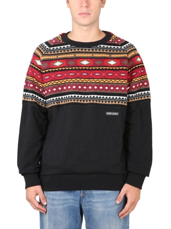  마르셀로 불론 긴팔 티셔츠 CMHE037 F21KNI0011027 Black