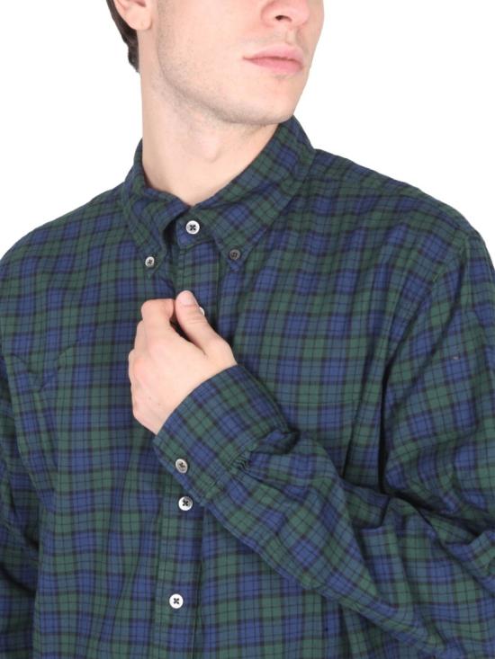  엔지니어드가먼츠 긴팔 셔츠 22F1A001 RK232 Green - ENGINEERED GARMENTS