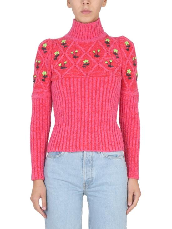  코르미오 터틀넥 OMA RED Burgundy