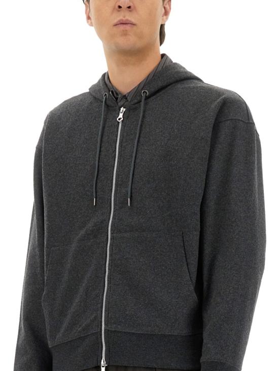 25FW 아워레가시 래스칼 후드 M4256RC CHARCOALELASTICMELTON Black - OUR LEGACY