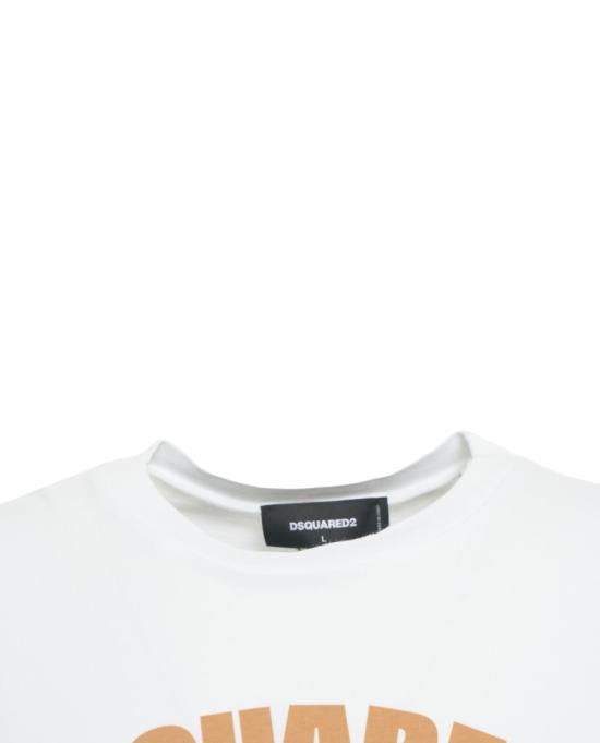 25FW 디스퀘어드2 반팔 티셔츠 S74GD1452 D20020 White - DSQUARED2