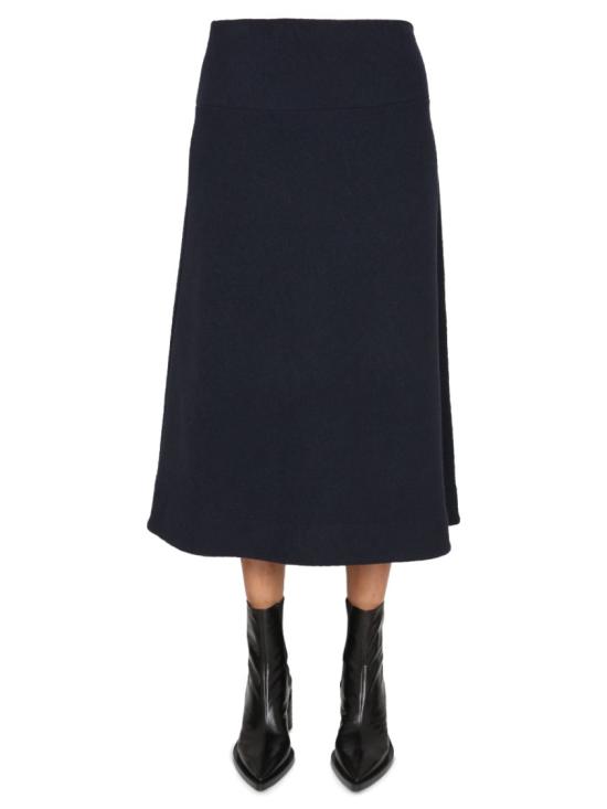  질샌더 롱 스커트 J02MA0028 J40016401 Black