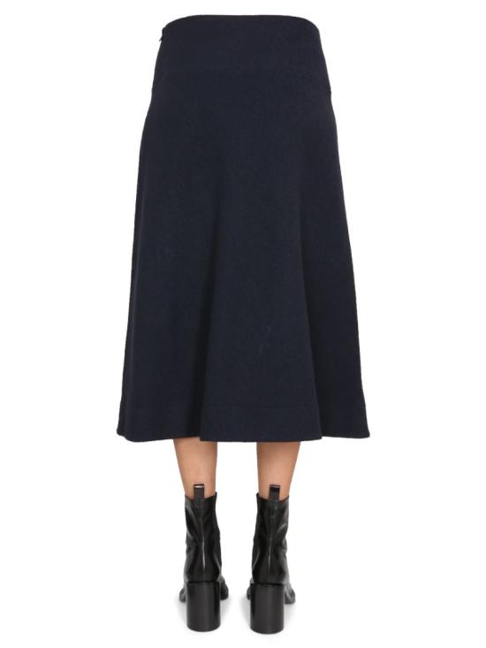  질샌더 롱 스커트 J02MA0028 J40016401 Black - JIL SANDER