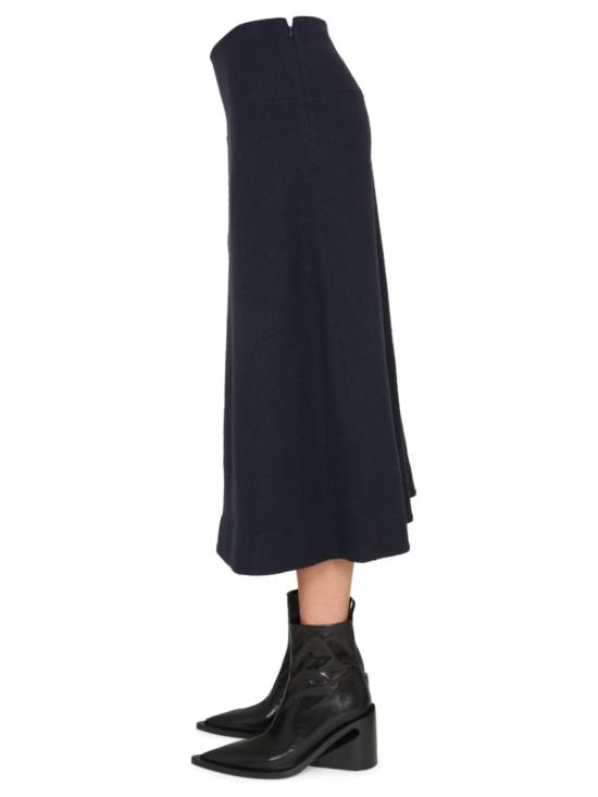  질샌더 롱 스커트 J02MA0028 J40016401 Black - JIL SANDER