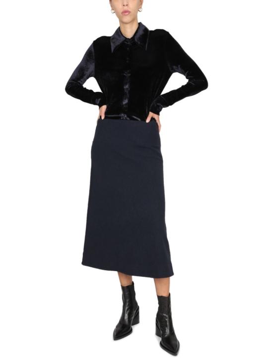  질샌더 롱 스커트 J02MA0028 J40016401 Black - JIL SANDER