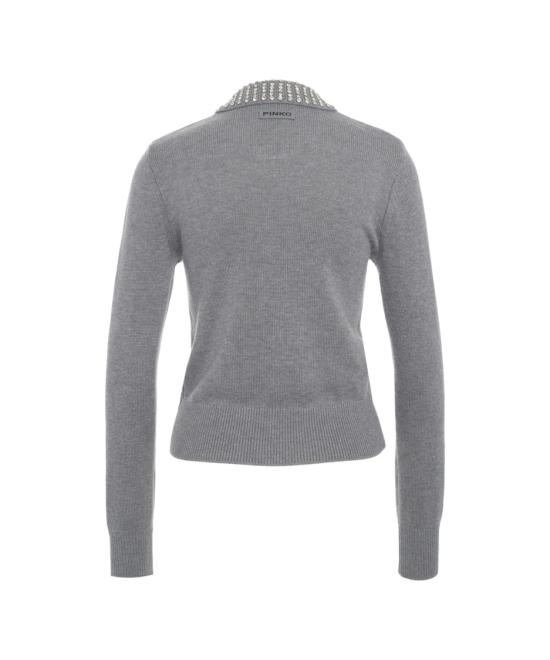 25FW 핑코 폴로 티셔츠 105530 A2S4 Grey - PINKO