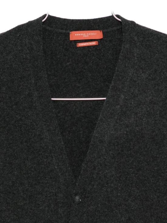 25FW 다니엘피에솔리 니트 베스트 DF 0036 Black - DANIELE FIESOLI