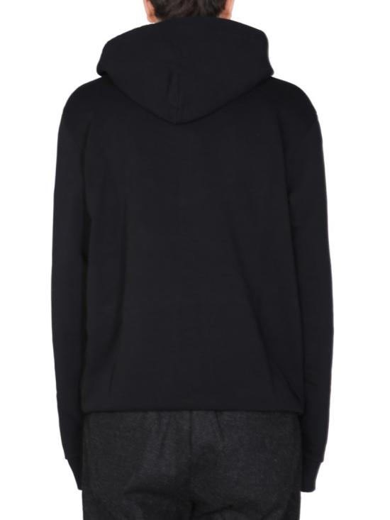  마르셀로 불론 후드 티셔츠 CMBB007 C99FLE0021001 Black - MARCELO BURLON
