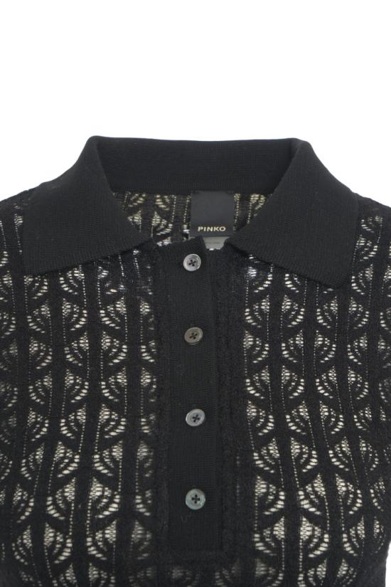 25FW 핑코 바디수트 티셔츠 105977 A2YI Black - PINKO