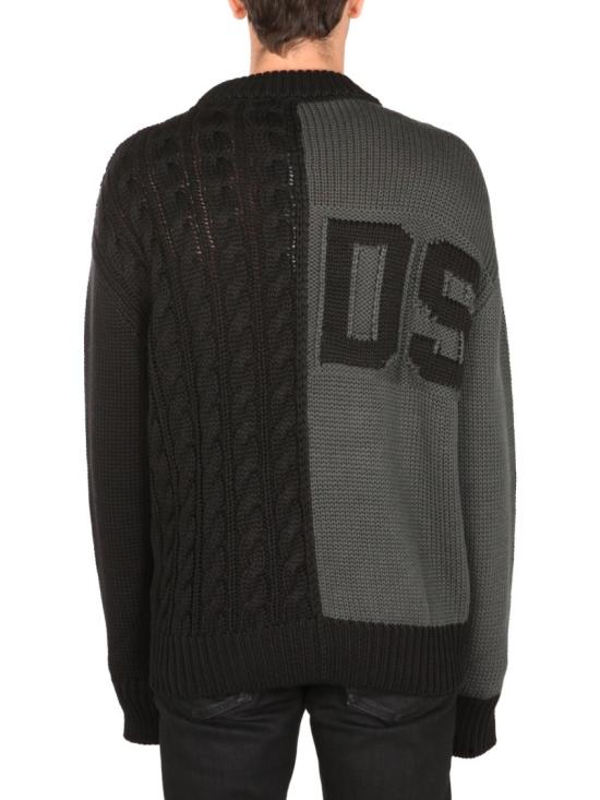  지씨디에스 스웨터 FW22M020001 67 Black - GCDS