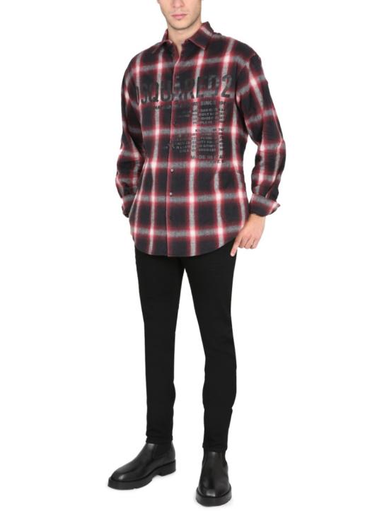  디스퀘어드2 긴팔 셔츠 S74DM0647 S54782001F Black - DSQUARED2