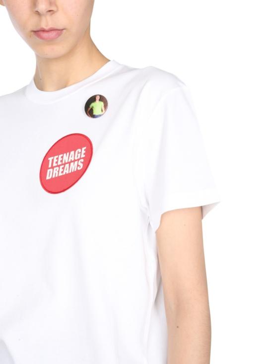  라프 시몬스 반팔 티셔츠 211 W100 190010010 White - RAF SIMONS