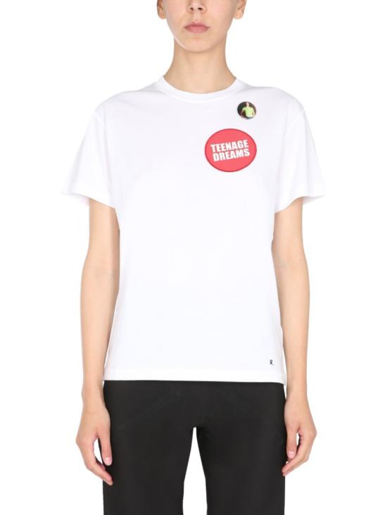  라프 시몬스 반팔 티셔츠 211 W100 190010010 White