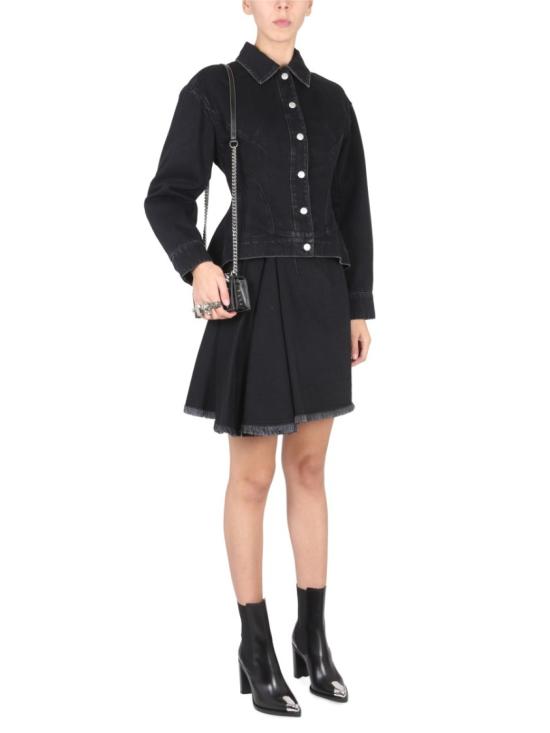  알렉산더 맥퀸 데님 자켓 715557 QMAB51000 Black - ALEXANDER MCQUEEN