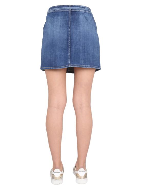  디스퀘어드2 데님 스커트 S72MA0922 S30342470 Blue - DSQUARED2