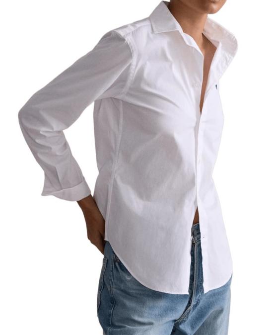 25FW 폴로 랄프로렌 포니로고 코튼 셔츠 211941509 White - POLO RALPH LAUREN