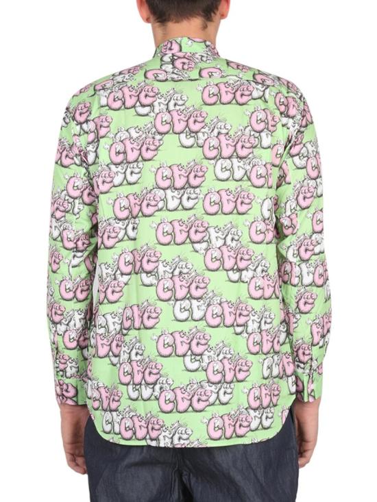  꼼데가르송 긴팔 셔츠 B033 PRINTG Pink - COMME DES GARCONS