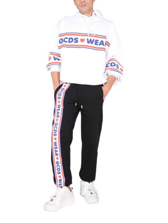  지씨디에스 후드 티셔츠 CC94M021505 01 White - GCDS