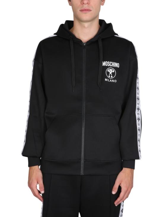  모스키노 후드 티셔츠 17247029 1555 Black