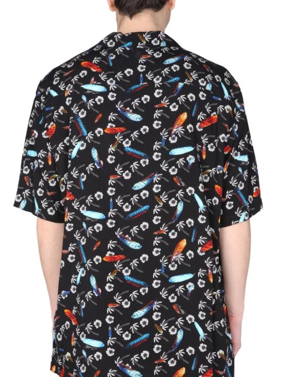  마르셀로 불론 반팔 셔츠 CMGA069 S22FAB0011001 Black - MARCELO BURLON