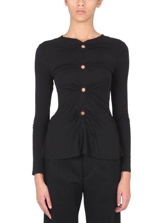  Proenza Schouler X White Label 긴팔 티셔츠 WL2244323 JY086001 Black