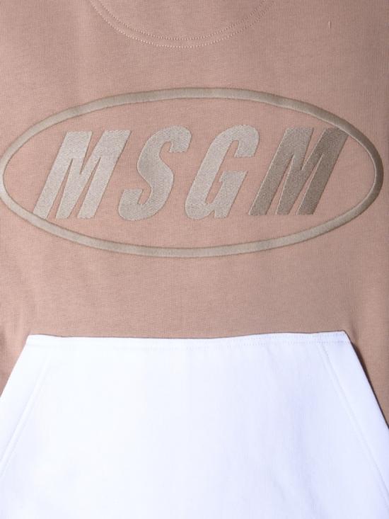  엠에스지엠 후드 티셔츠 2740MM78 19579901 Neutrals - MSGM