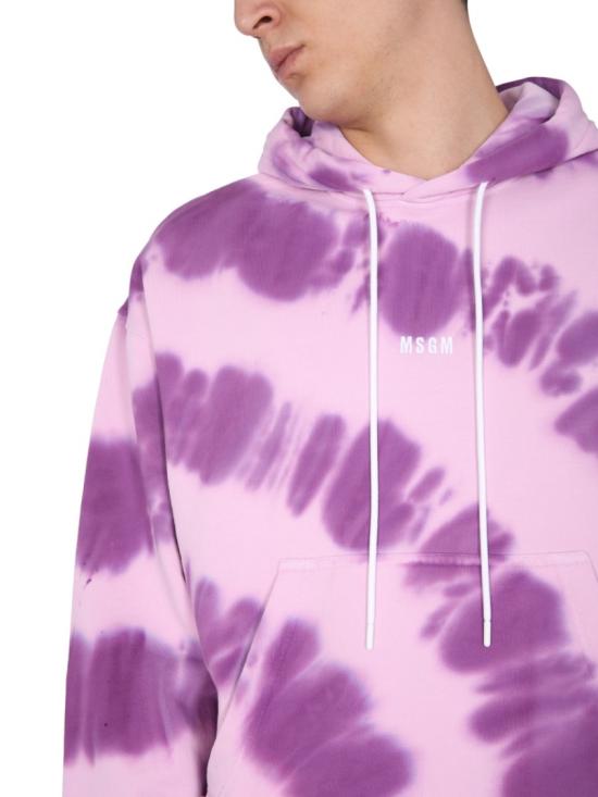  엠에스지엠 후드 티셔츠 3040MM186 21709572 Purple - MSGM