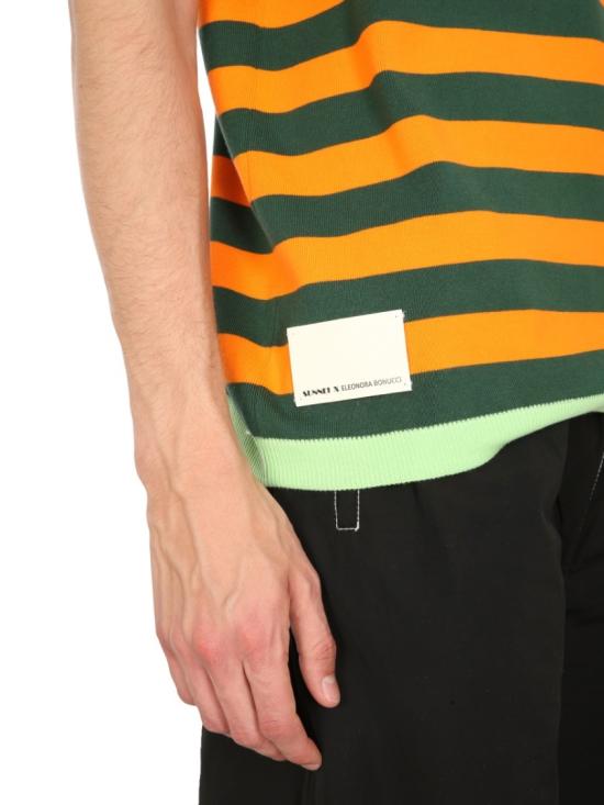  서네이 X 엘레오노라 보누치 폴로 티셔츠 PSS02 DARKGR ORANGE Grey - SUNNEI X ELEONORA BONUCCI
