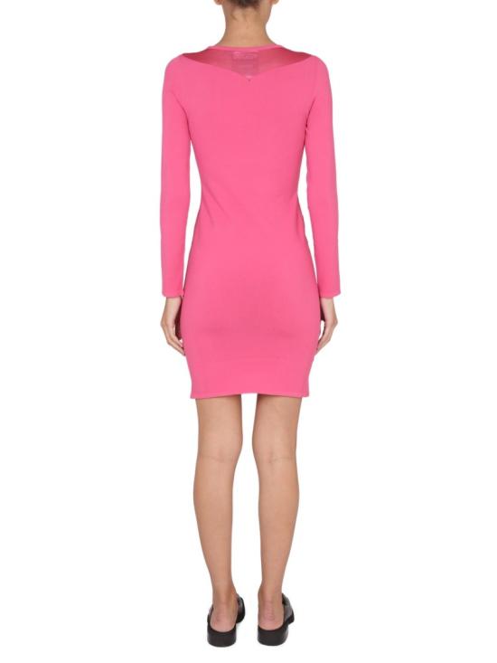  모스키노 미디 원피스 04825403 2211 Pink - MOSCHINO