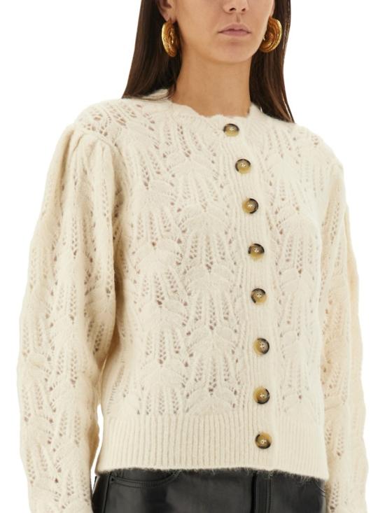 25FW 이자벨마랑에뚜왈 맥신 알파카 블랜드 가디건 CA0114FA C3L08E23EC Neutrals - ISABEL MARANT ETOILE