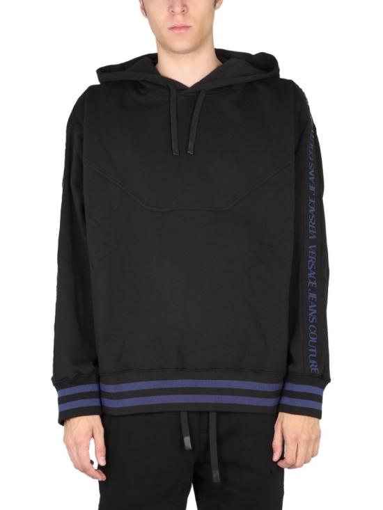  베르사체 후드 티셔츠 73GAI317 F0002899 Black