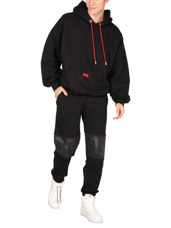  지씨디에스 후드 티셔츠 CC94M021002 02 Black - GCDS