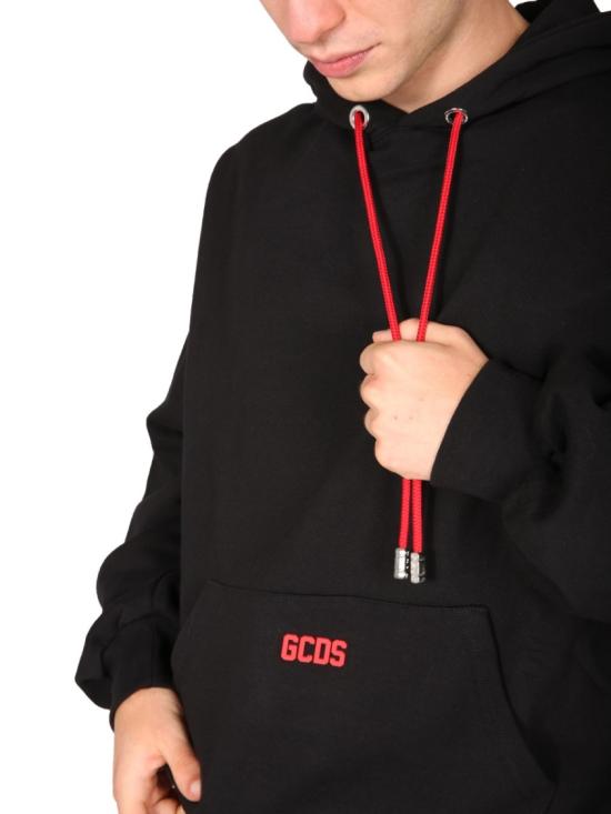  지씨디에스 후드 티셔츠 CC94M021002 02 Black - GCDS