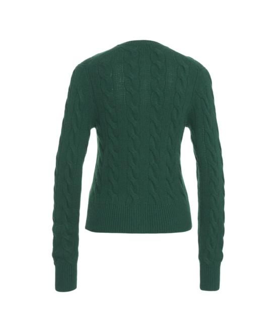 25FW 폴로 랄프로렌 로고 자수 크루넥 가디건 211 972104 Black - POLO RALPH LAUREN