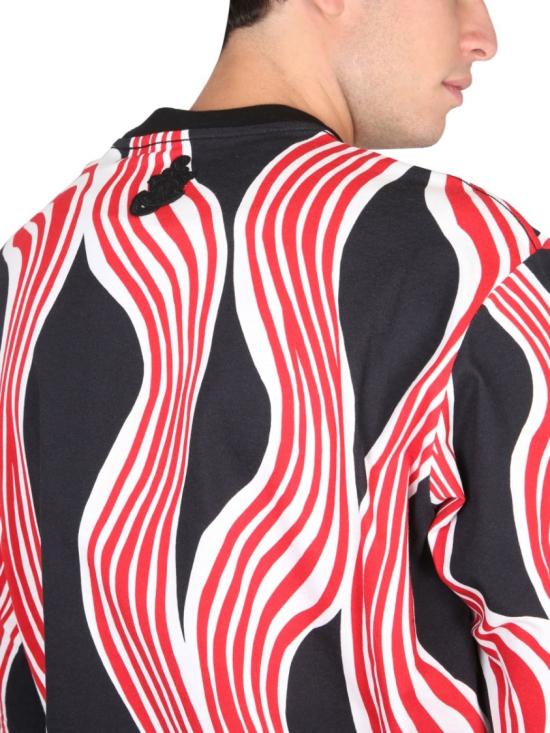  몽클레어 몽클레르 x JW 앤더슨 프린트 티셔츠 8C00003 829JS999 Black - MONCLER