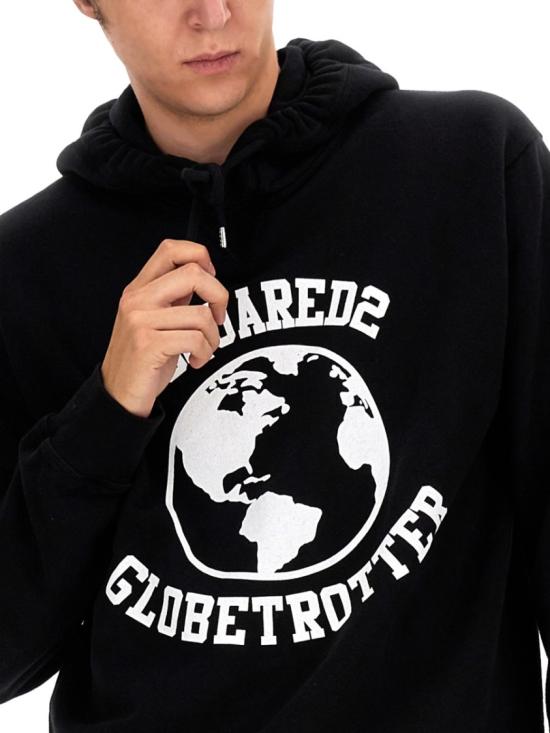  디스퀘어드2 후드 티셔츠 S74GU0646 S25553900 Black - DSQUARED2