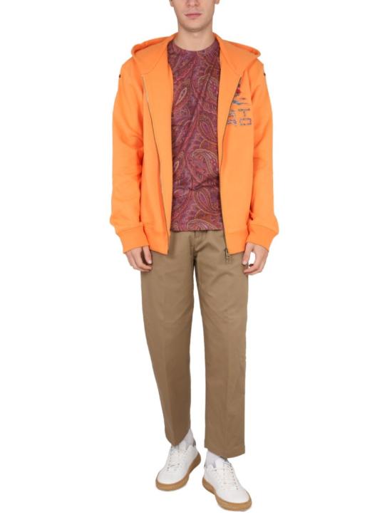  에트로 후드 티셔츠 1Y674 99310750 Orange - ETRO