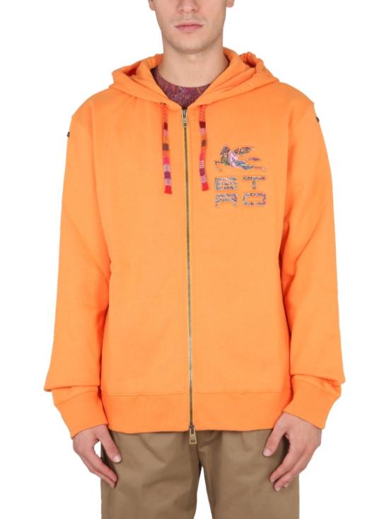  에트로 후드 티셔츠 1Y674 99310750 Orange