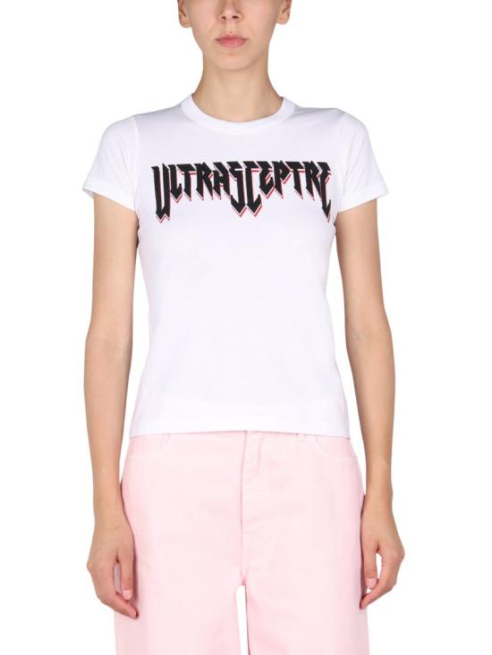  라프 시몬스 반팔 티셔츠 221 W110 190010010 White