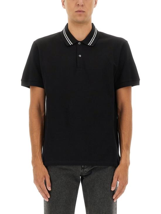 25FW 알렉산더 맥퀸 폴로 티셔츠 847736 QXAAK1000 Black