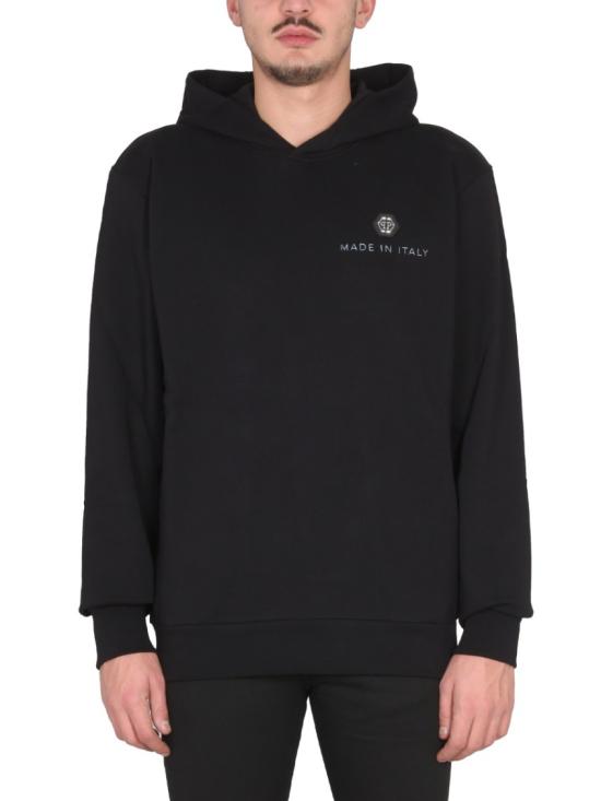  필립 플레인 후드 티셔츠 AABCMJB2857 PJO002N0207 Black