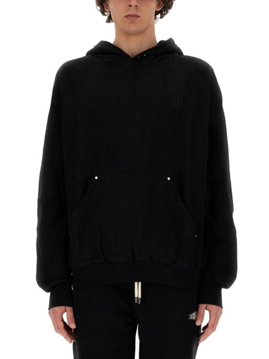  마우티 후드 티셔츠 HO01AH21 01 Black