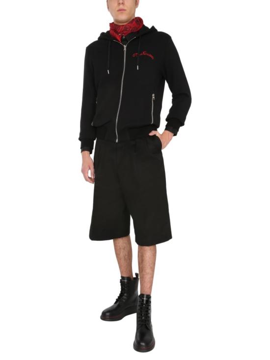  알렉산더 맥퀸 후드 티셔츠 599617 QQX821000 Black - ALEXANDER MCQUEEN