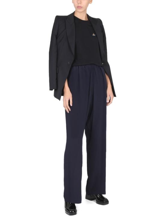 비비안웨스트우드 스트레이트 팬츠 3F010003 W00AKK408 Black - VIVIENNE WESTWOOD