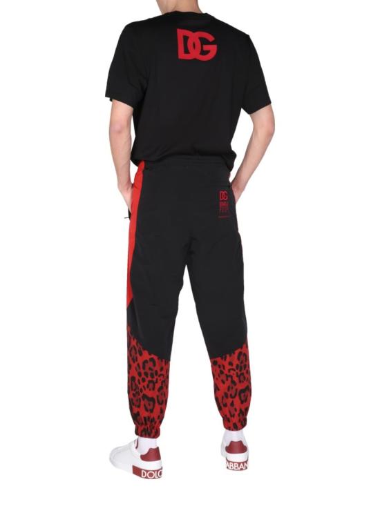  돌체앤가바나 트레이닝/조거 팬츠 GWWPAZ FHMI1HRTYN Black - DOLCE & GABBANA