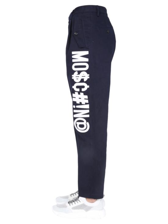  모스키노 트레이닝/조거 팬츠 03057021 1510 Black - MOSCHINO